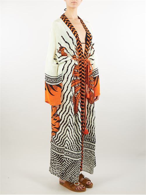 Long kimono with tiger print sun Pin Up PIN UP |  | PE158A34